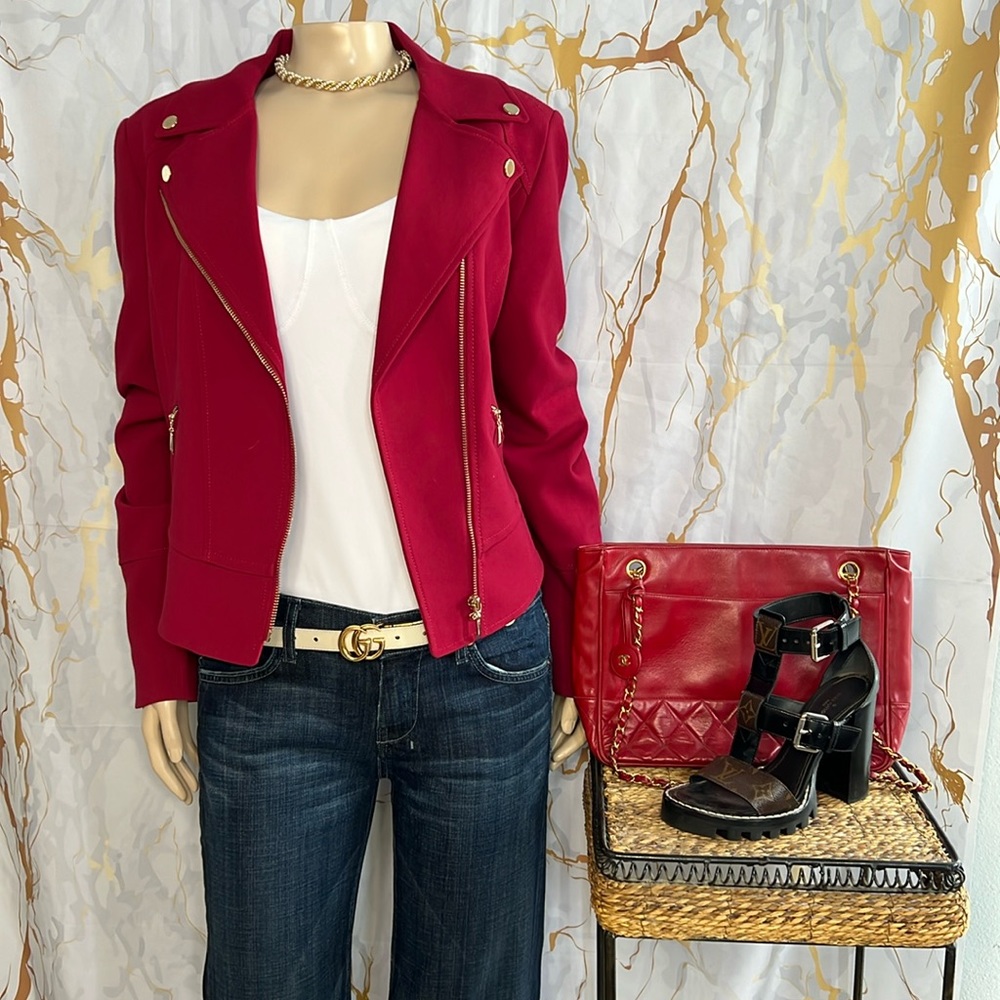 White House black market brand red sophisticated style blazer/ jacket